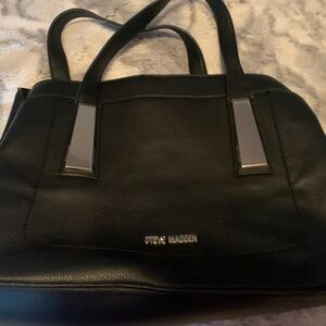 Steve Madden Black Satchel